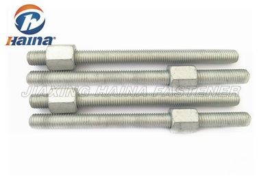 ASTM A193 طلاء الفولاذ الكربوني 4.8 8.8 جميع براغي وصواميل قضيب الخيط
