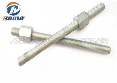 ASTM A193 طلاء الفولاذ الكربوني 4.8 8.8 جميع براغي وصواميل قضيب الخيط
