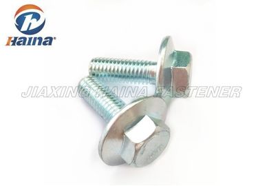 M8 X 25 الكربون الصلب عرافة رئيس شفة الترباس تخصيص الخيط الأيسر / الخيط الأيمن