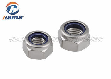 الفولاذ المقاوم للصدأ 304 DIN985 DIN982 متري Thead Hex Nylon Inset Lock المكسرات