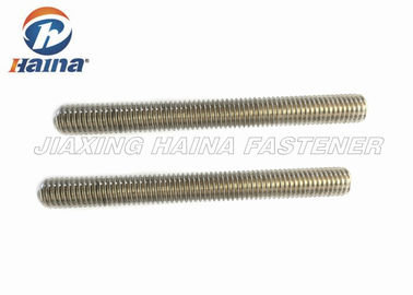 قضيب ملولب بالكامل DIN 976 من الفولاذ المقاوم للصدأ SS304 SS316 M2-M72