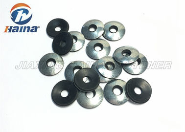 EPDM المطاط شقة غسالات المجلفن اللون الأسود الصلب للحصول على النفس حفر البرغي