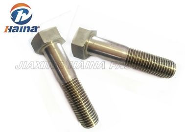 ANSI / ASTM M4-M30 1/4 "-2" A2 70 مسامير رأس سداسية من الفولاذ المقاوم للصدأ للاتصال