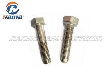ANSI / ASTM M4-M30 1/4 "-2" A2 70 مسامير رأس سداسية من الفولاذ المقاوم للصدأ للاتصال