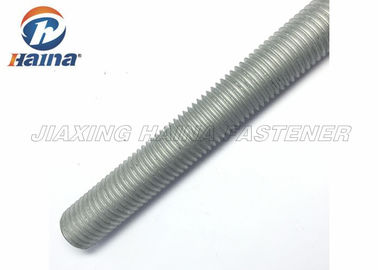 DIN975 مادة الكربون الصلب طلاء أسود قضيب مترابطة بالكامل للبناء