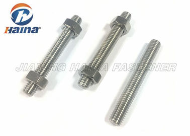 M8x60mm 316 A4 الفولاذ المقاوم للصدأ 304 جميع القضبان والصواميل الخيوط بالكامل