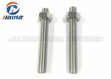 M8x60mm 316 A4 الفولاذ المقاوم للصدأ 304 جميع القضبان والصواميل الخيوط بالكامل