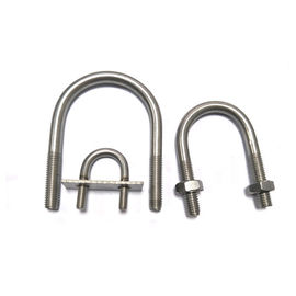 DIN3570 A4-80 SS316 SS304 لون عادي U بولت وصمولة لبناء الصناعة