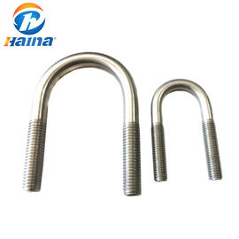 316L مربع U DIN3570 A2 -70 الفولاذ المقاوم للصدأ U البراغي مع عرافة الجوز