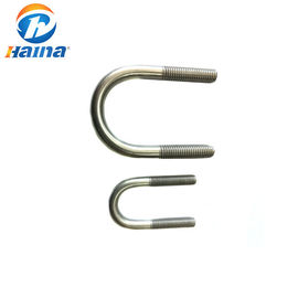 316L مربع U DIN3570 A2 -70 الفولاذ المقاوم للصدأ U البراغي مع عرافة الجوز