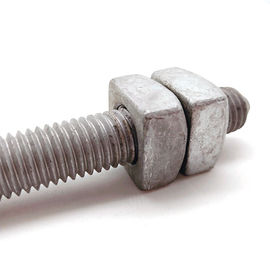 HDG Double End Carbon Steel 4.8 5.8 براغي للبرج والأجهزة