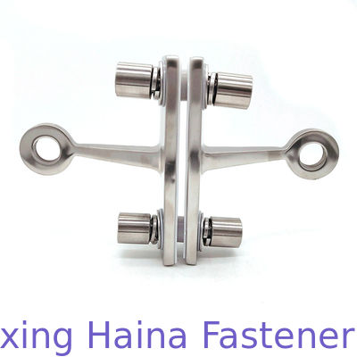 لمسة نهائية بمرآتين بذراعين SS316 زجاجية للواجهة السارية