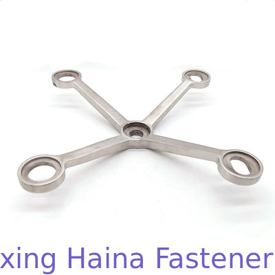 مصنع جودة عالية 304316 الفولاذ المقاوم للصدأ العنكبوت زجاج تجهيزات الحائط الساتر