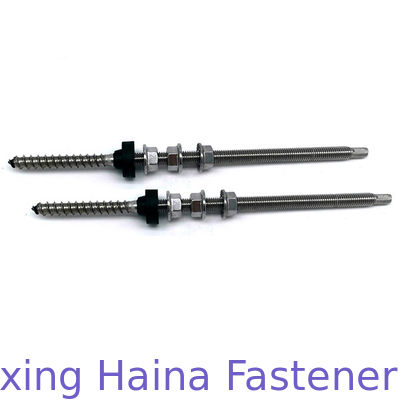 سقف تركيب الطاقة الشمسية SUS304 SUS316 متري مزدوج نهاية الموضوع شماعات البراغي